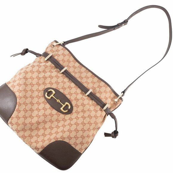 GUCCI Brown Leather Horsebit Shoulder Bag - Picture 10 of 16